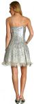 Sequin Glittered Prom Dress back in Silver